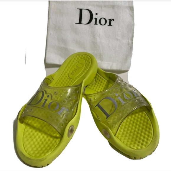 CHRISTIAN DIOR BEACH SLIDES - Picture 2 of 13